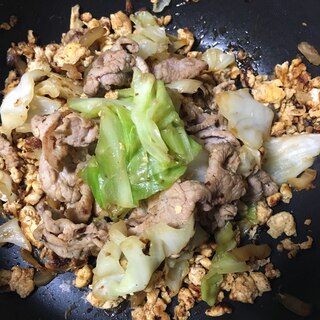 豚肉とキャベツのオイスターソース炒め